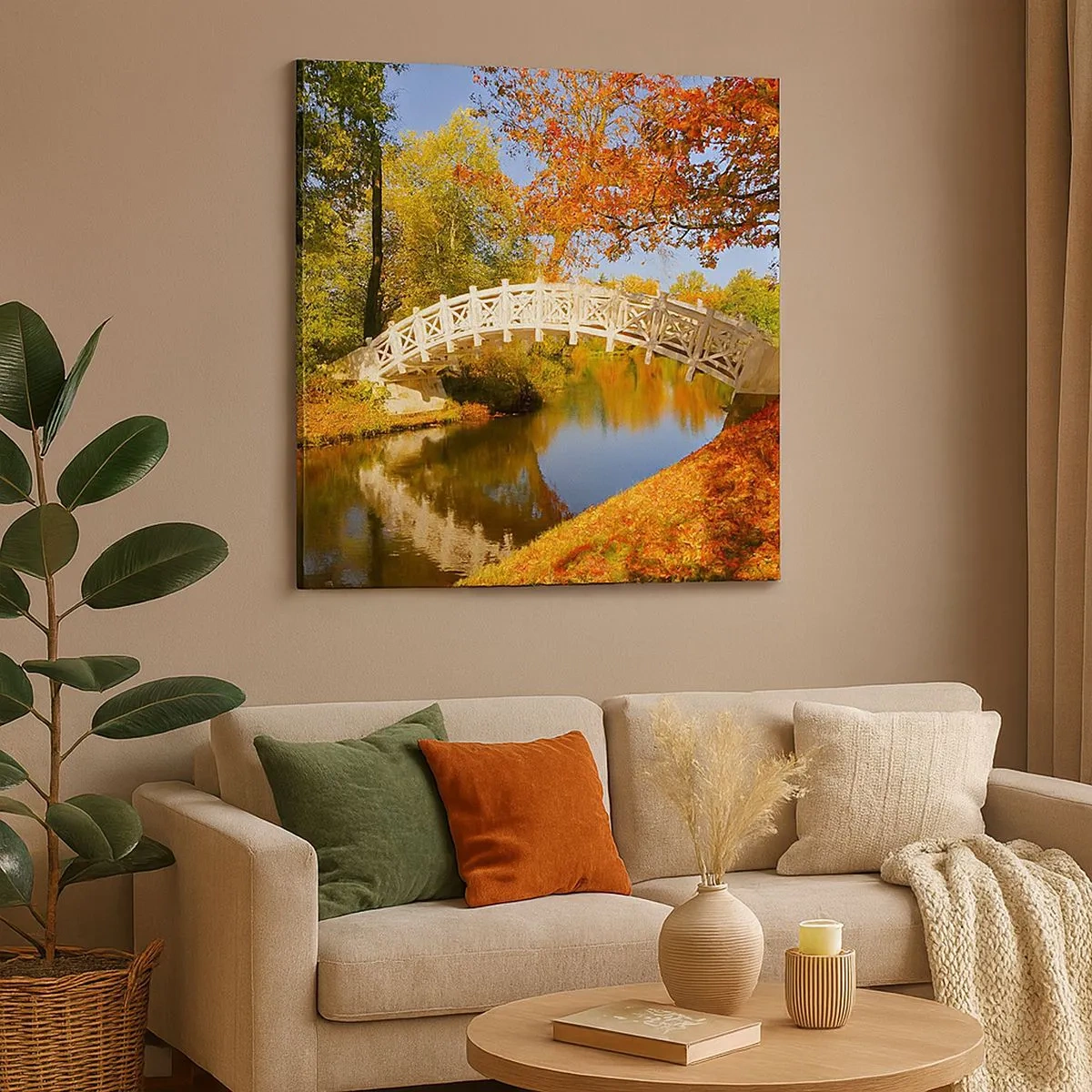 Impression sur toile - Image sur toile - Sur le pont blanc des soupirs - 30x30 cm