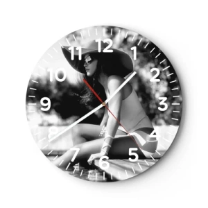 Horloge murale - Pendule murale - Rêve d'été - 40x40 cm