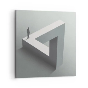 Impression sur toile - Image sur toile - Mais c'est possible - 50x50 cm