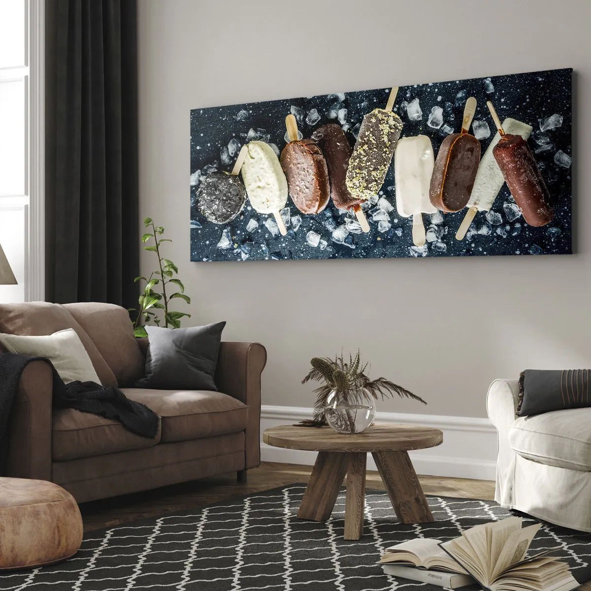 Impression sur toile - Image sur toile - Le goût de l'été chaud - 100x40 cm