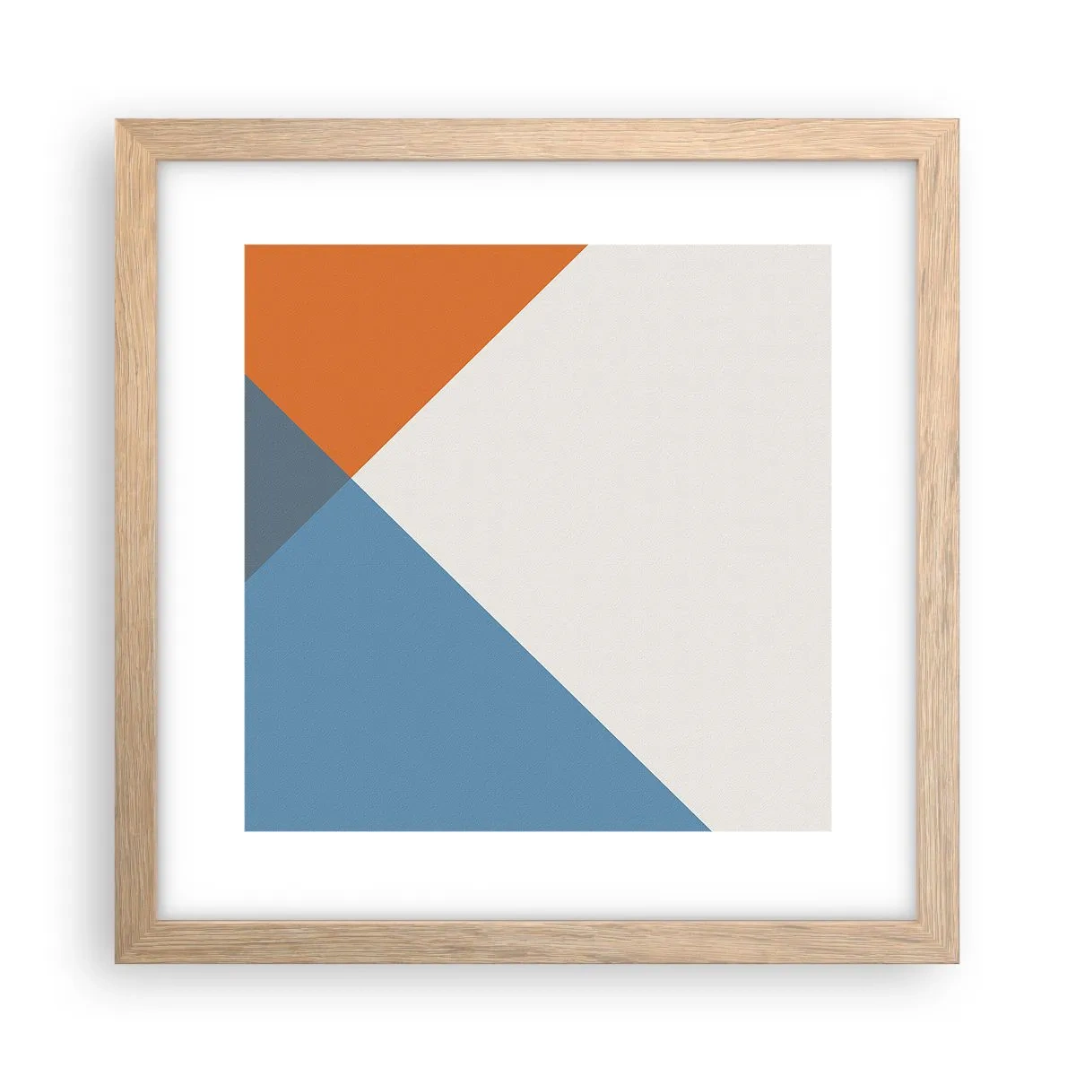 Affiche dans un chêne clair - Poster - Sous cette angle.... - 30x30 cm