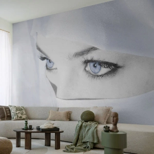 Papier Peint Autocollant Deluxe Sticker - Directement des mille et une nuits - Femme, Yeux, Culture - 250x175 cm