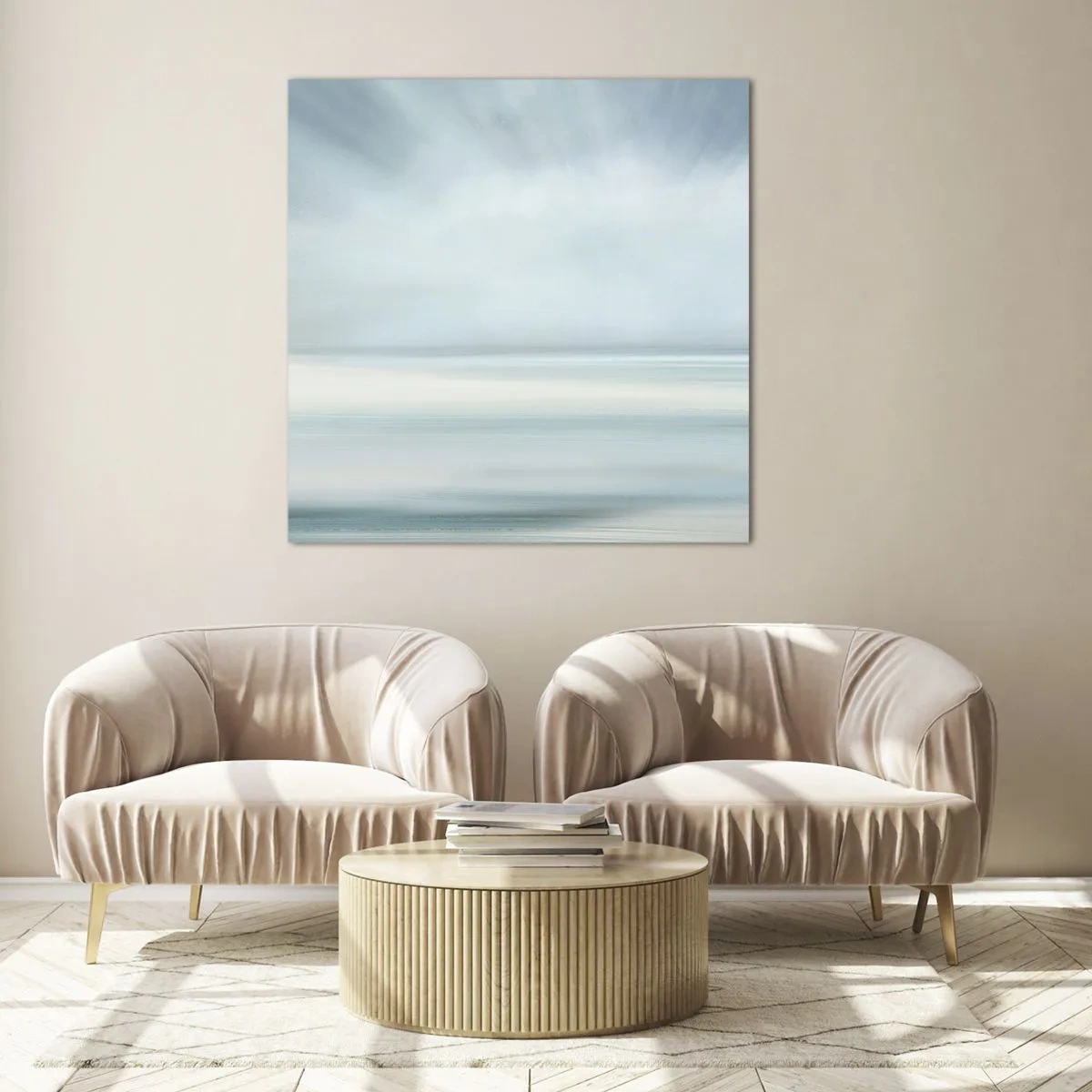 Impression sur verre - Image sur verre - Paix à l'horizon - 40x40 cm