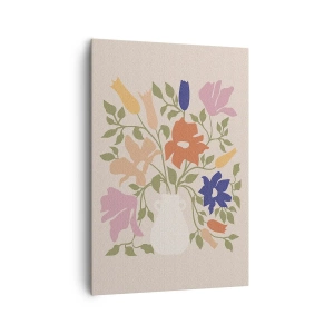Impression sur toile - Image sur toile - Bouquet délicat - 70x100 cm