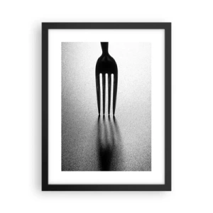 Affiche dans un cadre noir - Poster - Lumière et ombre - 30x40 cm