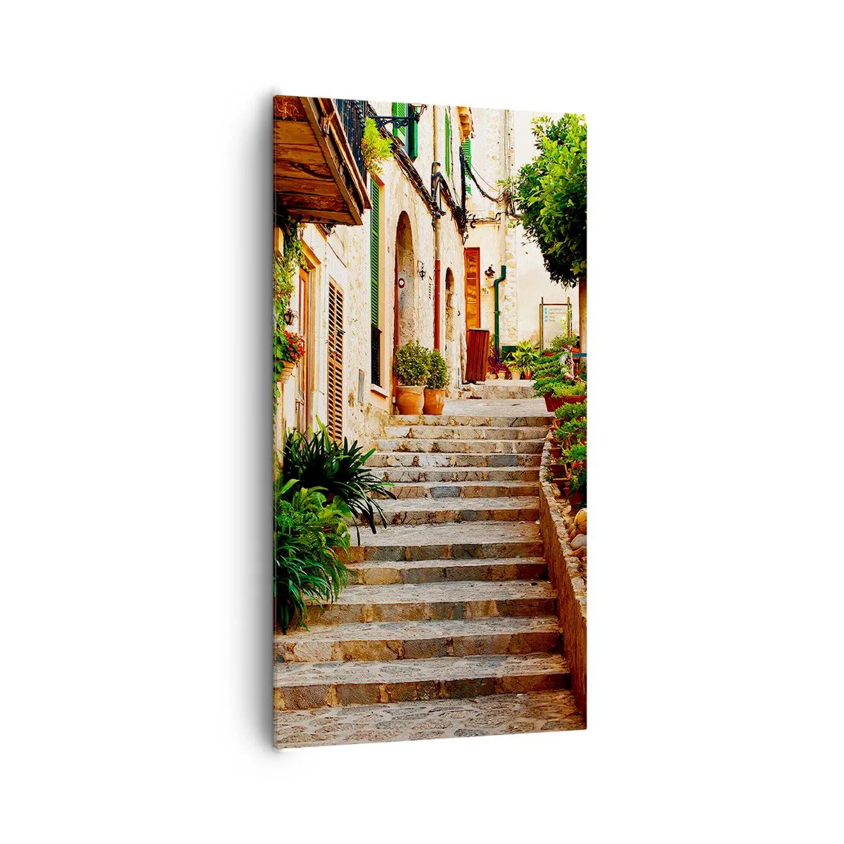 Impression sur toile - Image sur toile - Le charme des vacances espagnoles - 65x120 cm