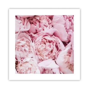 Affiche - Poster - Caliné et parfumé - 40x40 cm