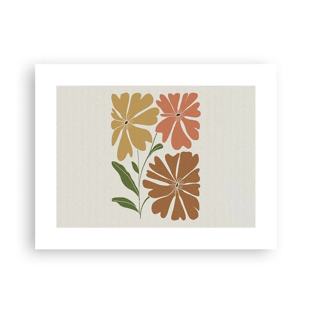 Affiche - Poster - Nature et géométrie - 40x30 cm