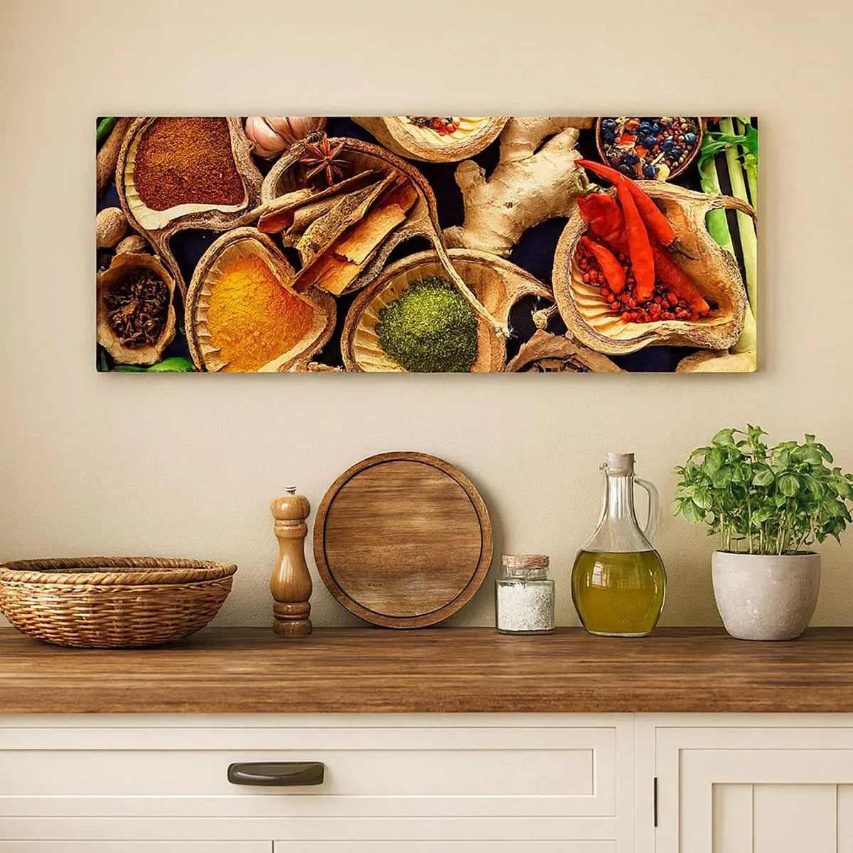Impression sur toile - Image sur toile - Prends ce que tu veux - 100x40 cm