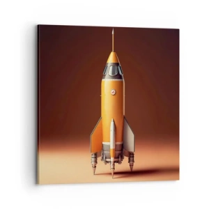 Impression sur toile - Image sur toile - Ça commence par un rêve - 70x70 cm