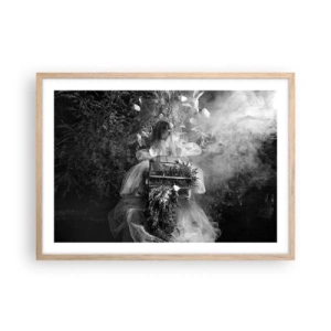 Affiche dans un chêne clair - Poster - Tout simplement Mère Nature - 70x50 cm