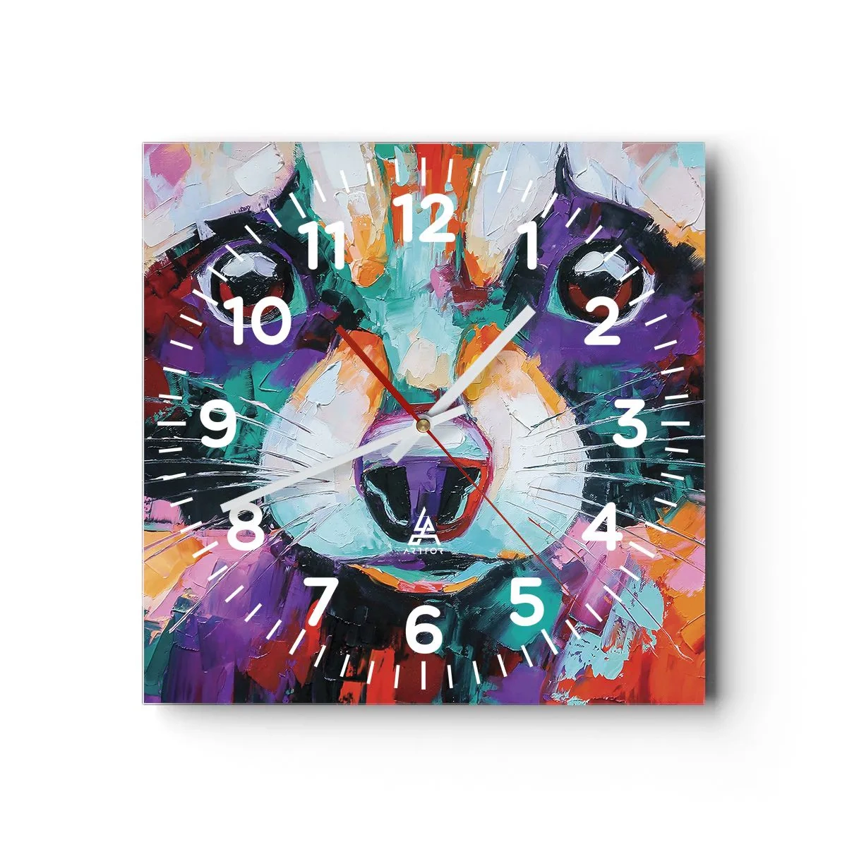 Horloge murale - Pendule murale - Uniquement de belles émotions - 40x40 cm