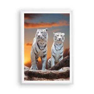 Affiche dans un cadre blanc - Poster - Tout comme à Narnia - 70x100 cm