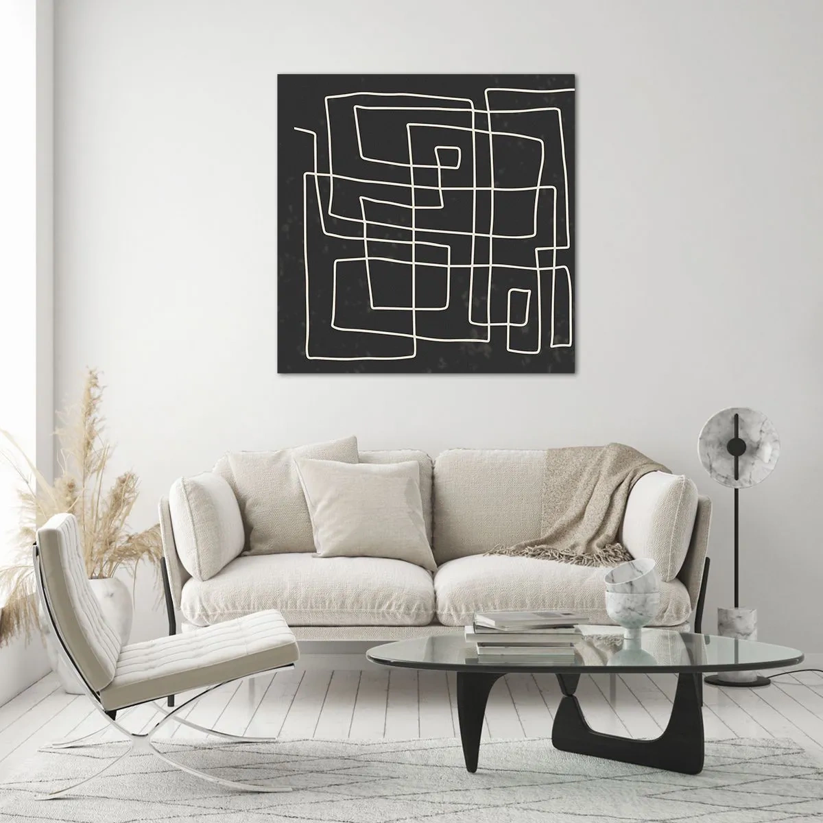 Impression sur verre - Image sur verre - Pas aussi simple - 40x40 cm