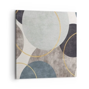 Impression sur toile - Image sur toile - Cercles sur cercles - 60x60 cm