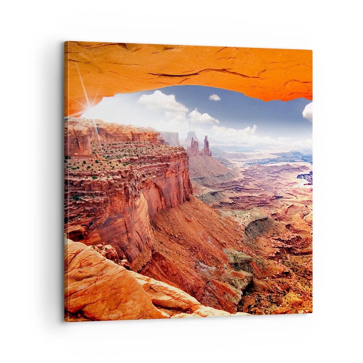 Impression sur toile - Image sur toile - Sculpté par la nature elle-même - 60x60 cm