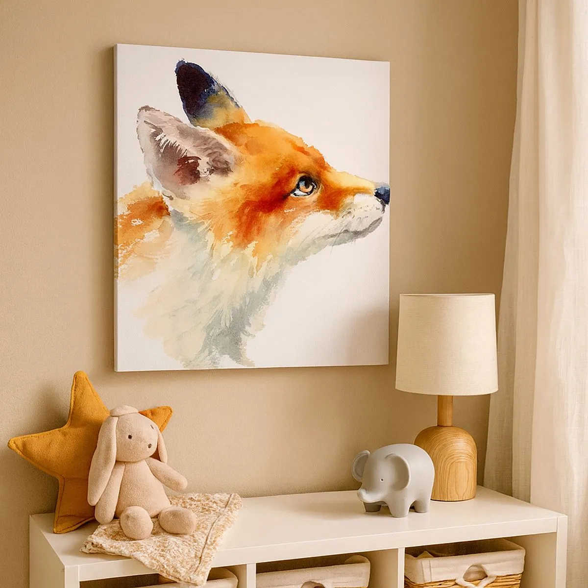 Impression sur toile - Image sur toile - Vous ne pouvez jamais être trop prudent - 30x30 cm