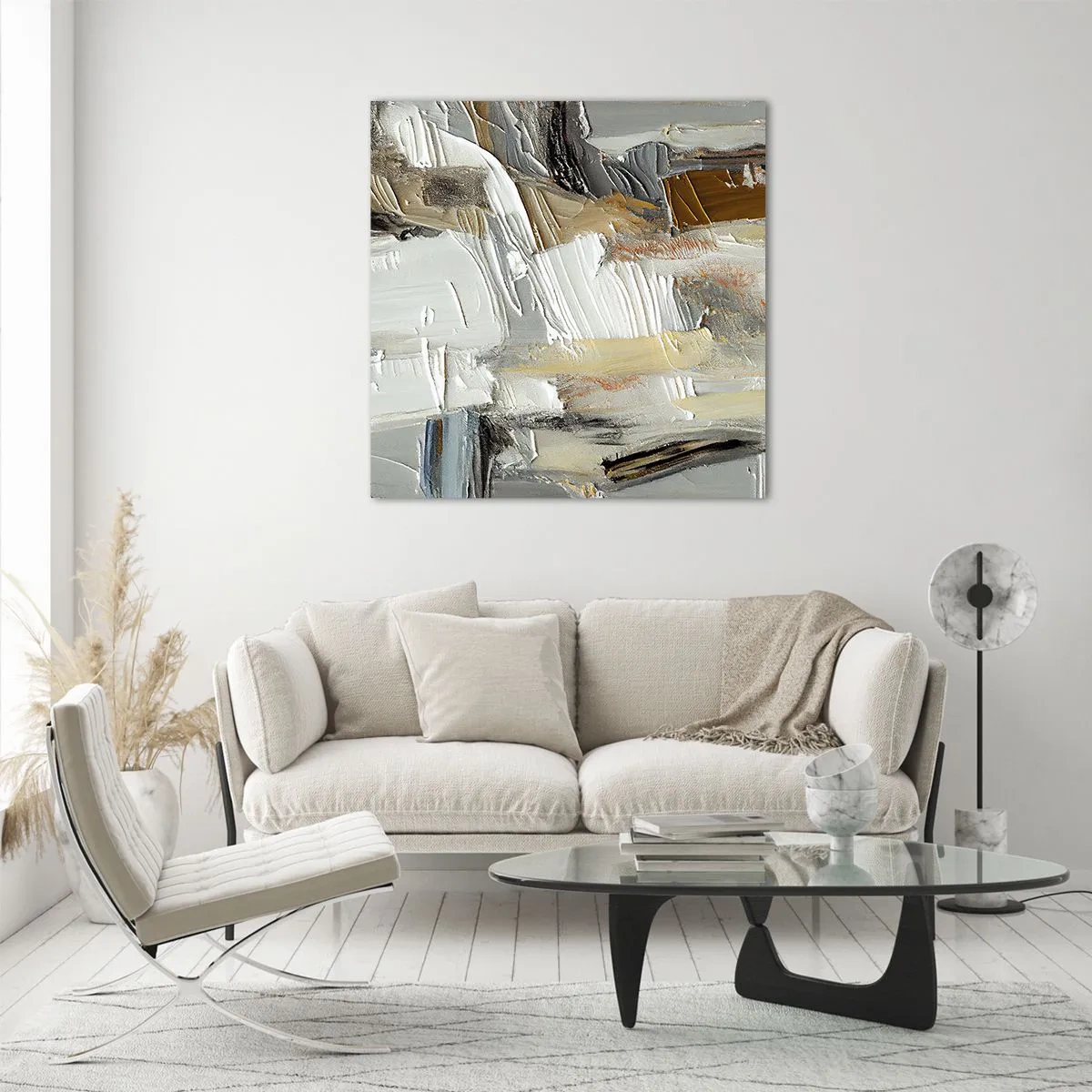 Impression sur verre - Image sur verre - Couches colorées - 30x30 cm
