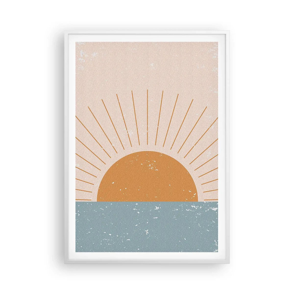 Affiche dans un cadre blanc - Poster - Un miracle au quotidien - 70x100 cm