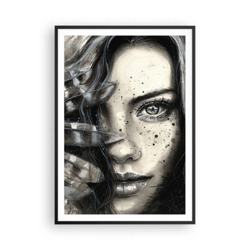 Affiche dans un cadre noir - Poster - Beauté sauvage - 70x100 cm