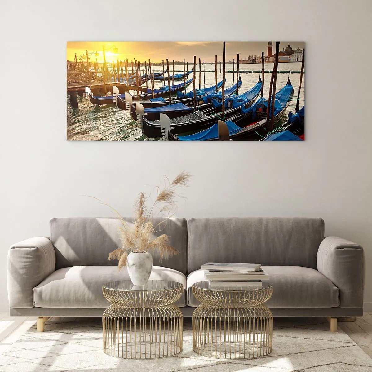 Impression sur verre - Image sur verre - Avant que le vacarme n'arrive - 90x30 cm