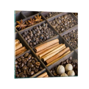 Impression sur verre - Image sur verre - Trésor d'arômes - 50x50 cm