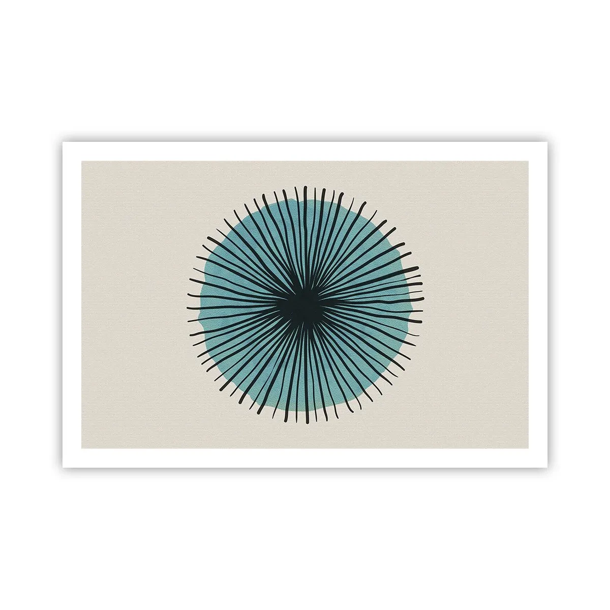 Affiche - Poster - Rayonnant dans l'azur - 91x61 cm