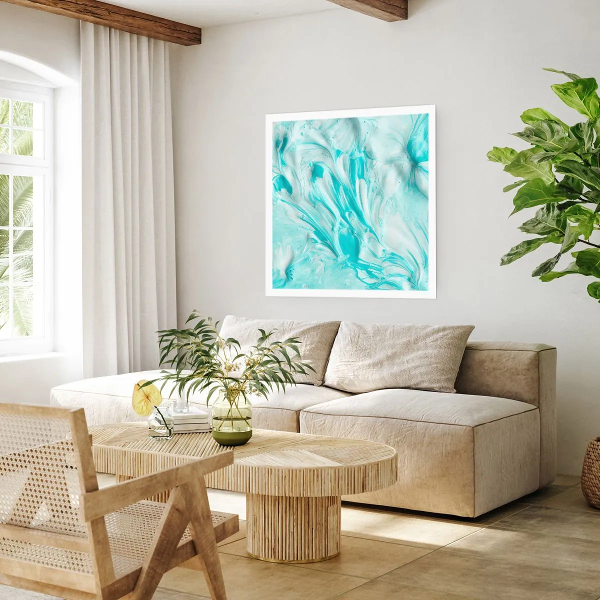 Affiche - Poster - Ensemble pour toujours - 60x60 cm