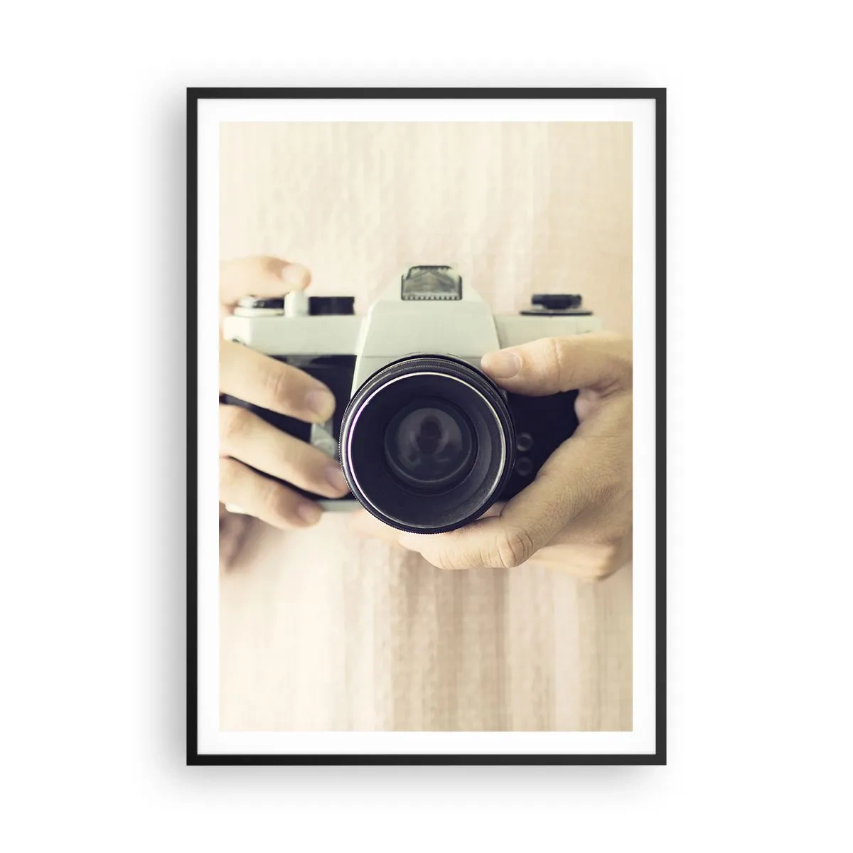 Affiche dans un cadre noir - Poster - Pour voir plus ... - 70x100 cm