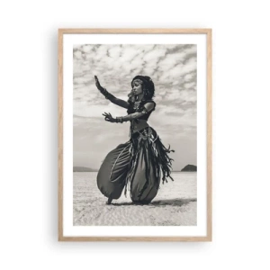 Affiche dans un chêne clair - Poster - Danse des îles du sud - 50x70 cm