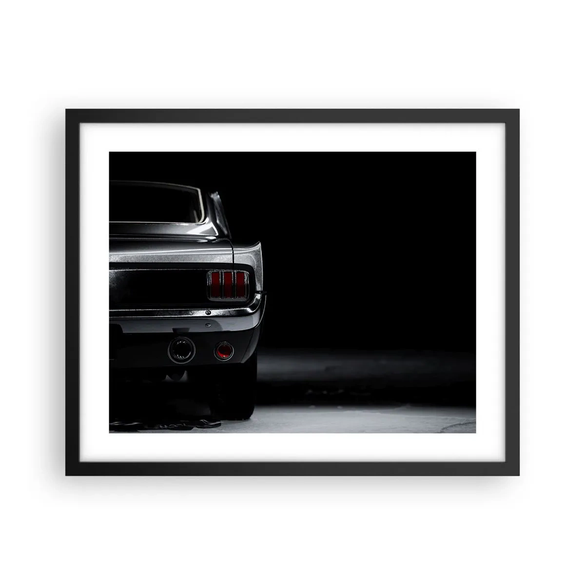 Affiche dans un cadre noir - Poster - Le charme du classique - 50x40 cm