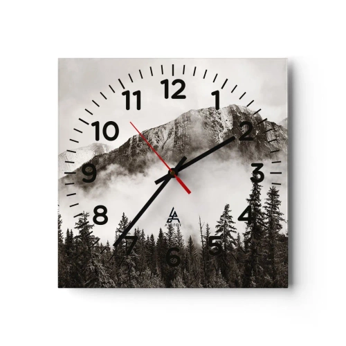 Horloge murale - Pendule murale - Seigneur de granite - 30x30 cm