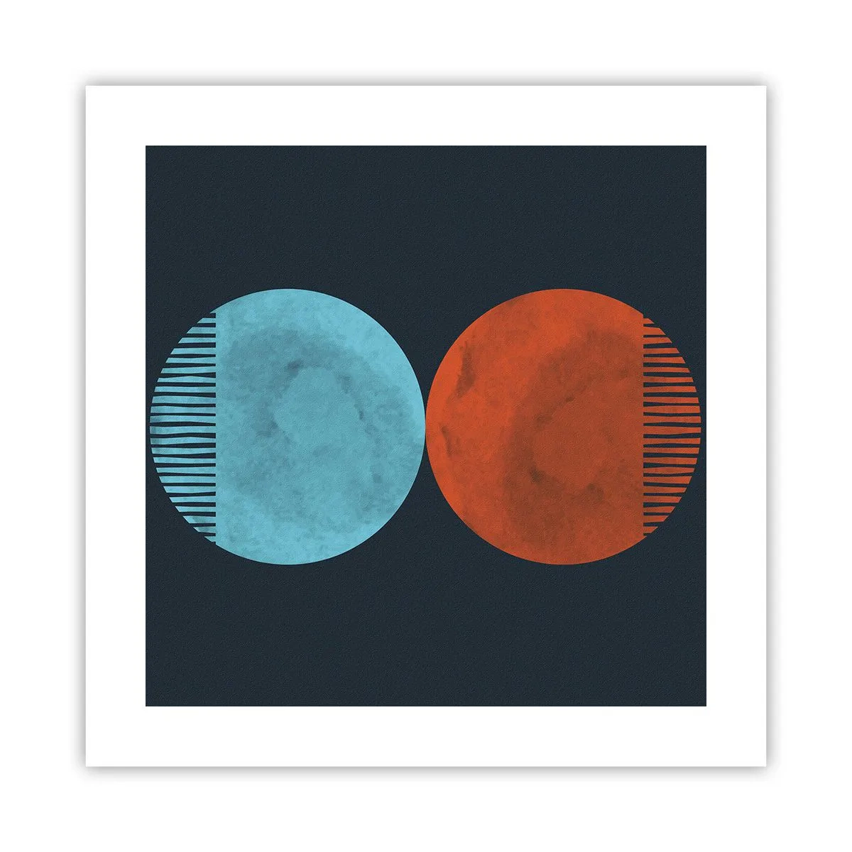 Affiche - Poster - Seulement la géométrie ? - 40x40 cm