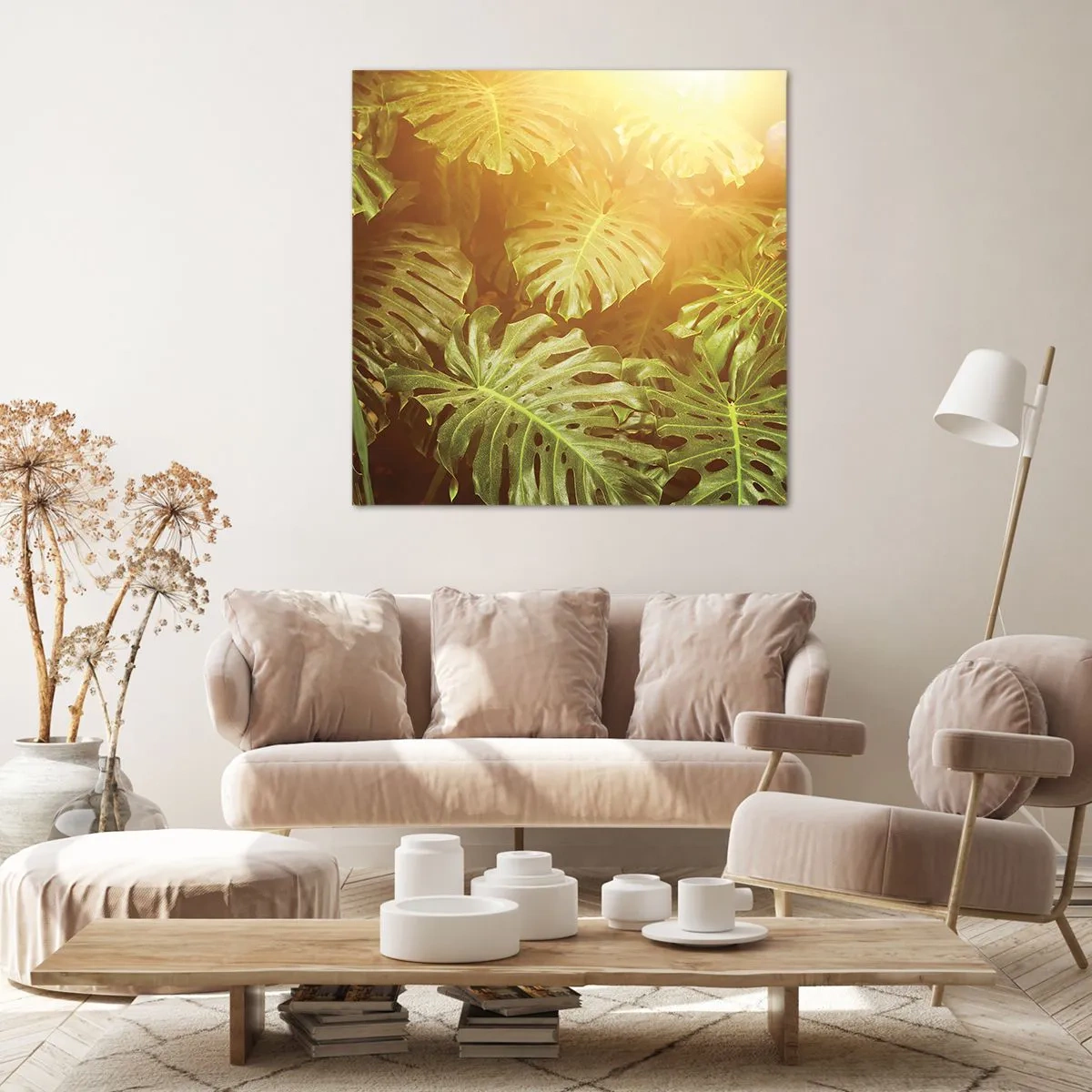 Impression sur toile - Image sur toile - Se fondre dans la verdure - 50x50 cm