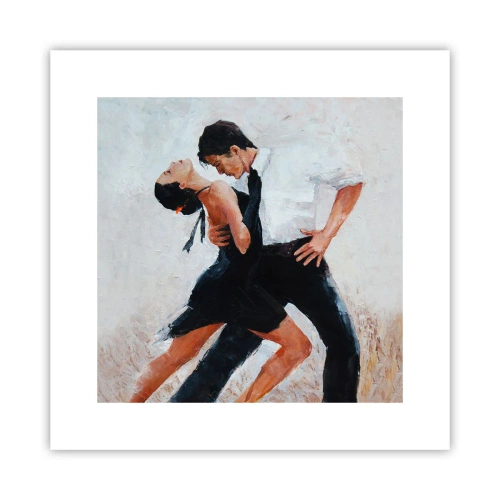 Affiche - Poster - Tango de mes rêves et pensées - 30x30 cm