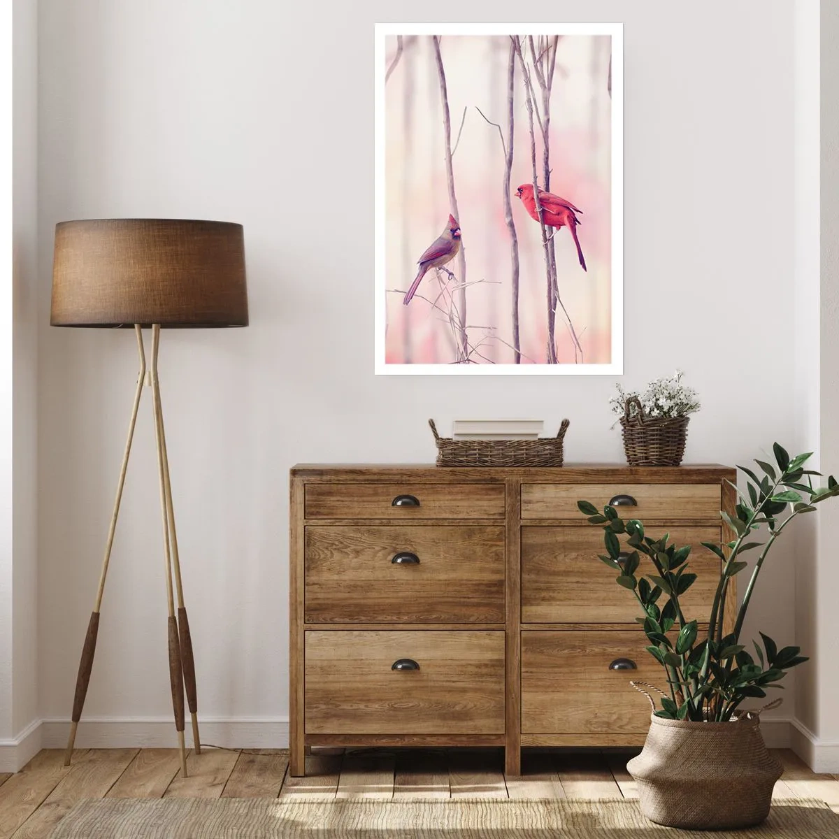 Affiche - Poster - Conte de la forêt rose - 70x100 cm