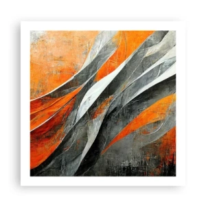 Affiche - Poster - Chaleur et froid - 60x60 cm