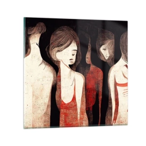 Impression sur verre - Image sur verre - Madones des ténèbres - 60x60 cm