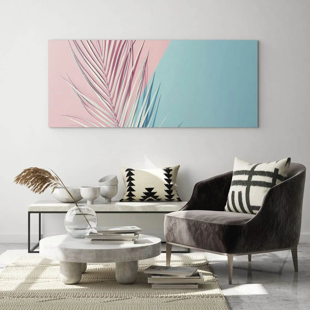 Impression sur verre - Image sur verre - Impression tropicale - 100x40 cm