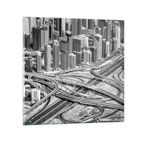 Impression sur verre - Image sur verre - Dubaï - la ville impossible - 40x40 cm