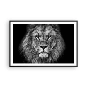 Affiche dans un cadre noir - Poster - En vêtement de sacre - 91x61 cm