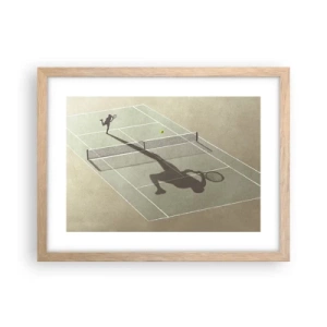 Affiche dans un chêne clair - Poster - Dépassement de soi - 40x30 cm