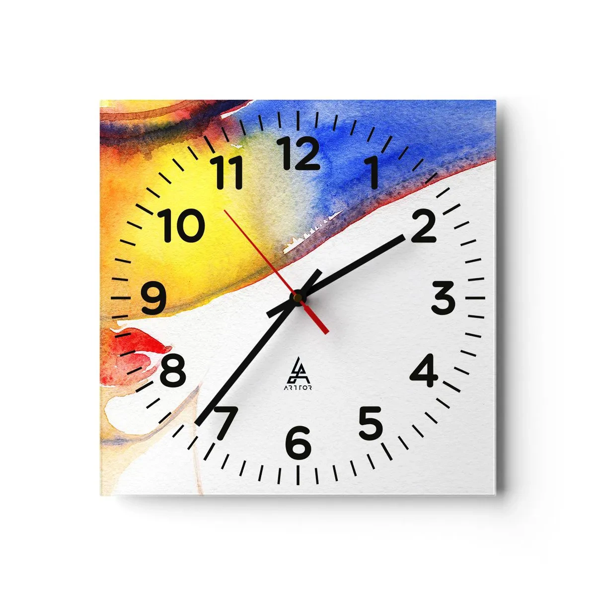 Horloge murale - Pendule murale - Portrait d'une dame - 30x30 cm