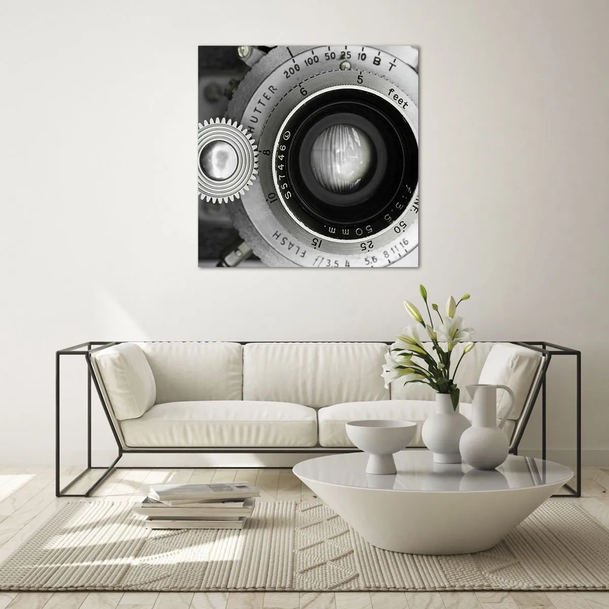 Impression sur verre - Image sur verre - Histoire d'Hollywood - 50x50 cm