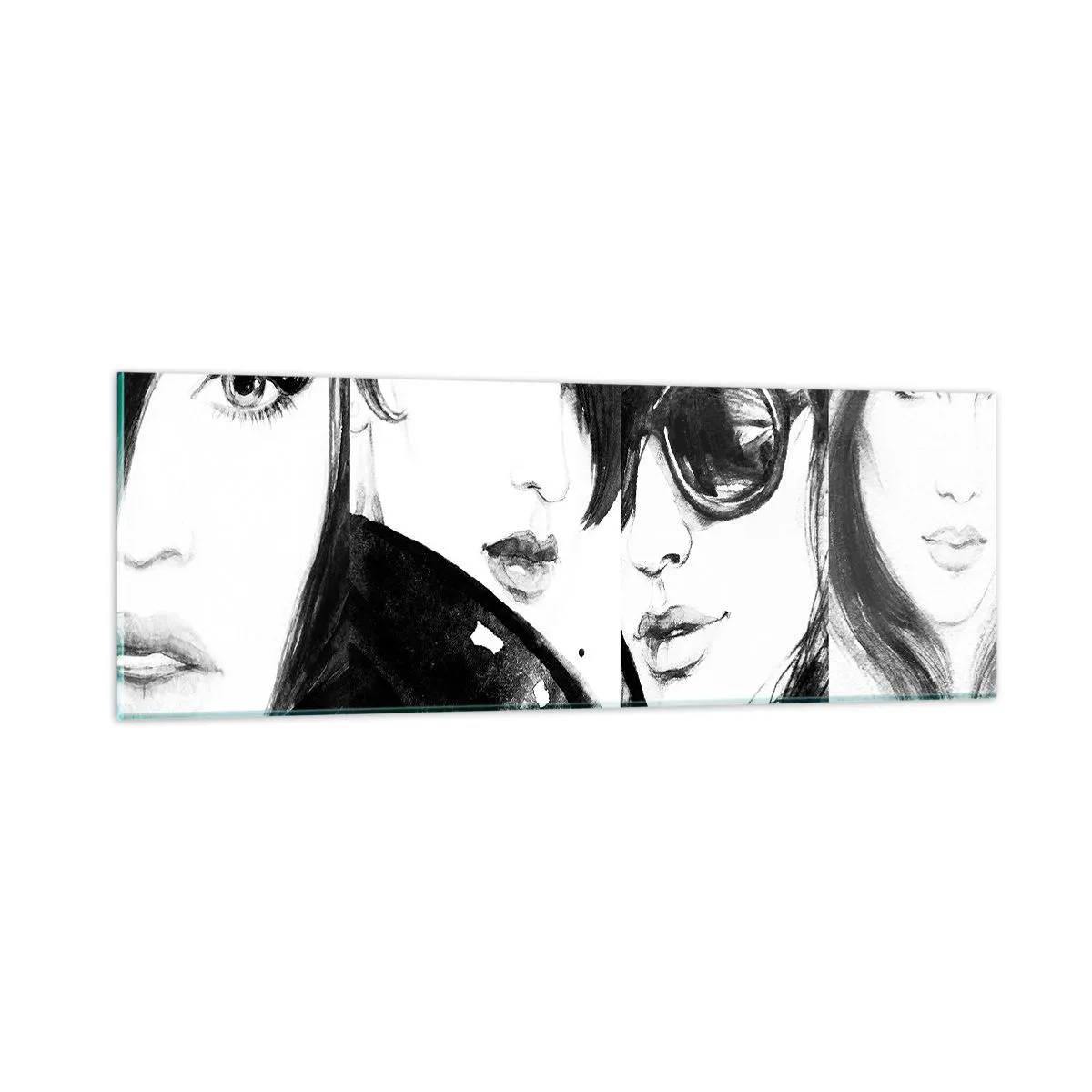 Impression sur verre - Image sur verre - La beauté multipliée - 90x30 cm