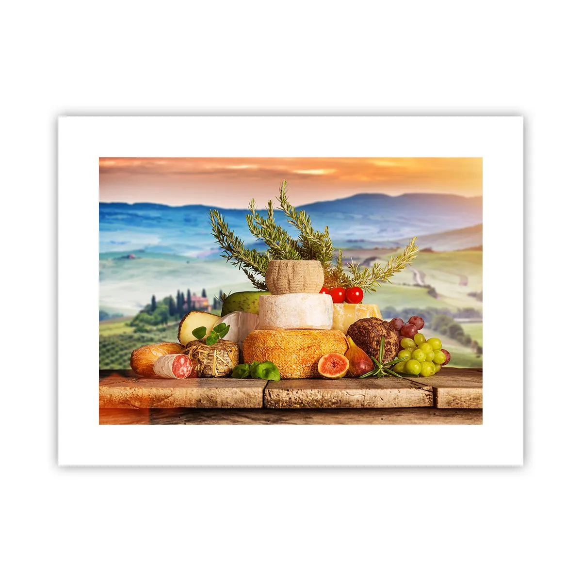 Affiche - Poster - La joie de vivre à l'italienne - 40x30 cm