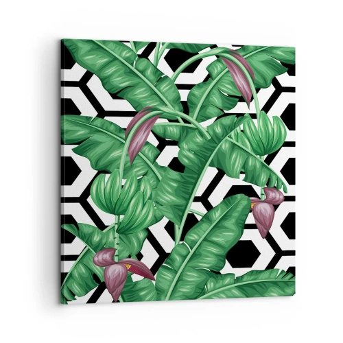 Impression sur toile - Image sur toile - Une composition symétrique par nature - 60x60 cm