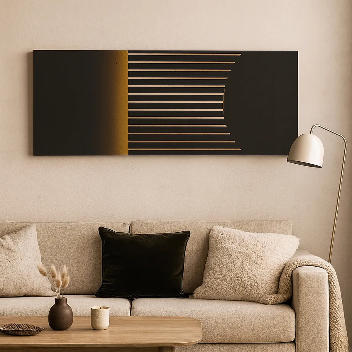 Impression sur toile - Image sur toile - Explorez les ténèbres - 30x30 cm