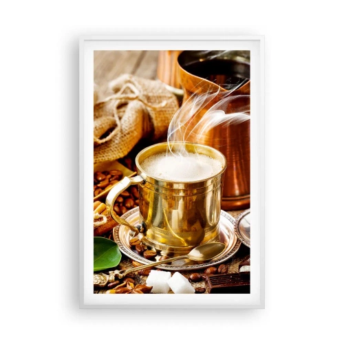 Affiche dans un cadre blanc - Poster - Bonne journée! - 61x91 cm