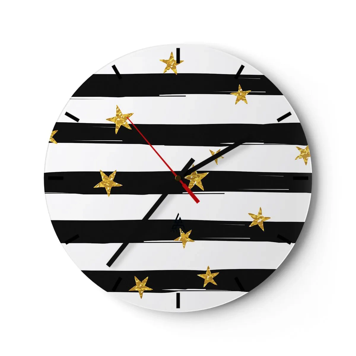 Horloge murale - Pendule murale - Nous sommes tous nés sous une bonne étoile - 40x40 cm